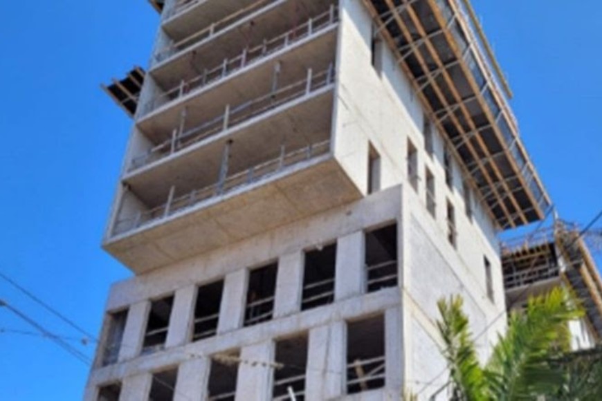 Edificio en construcción donde ocurrió la tragedia.