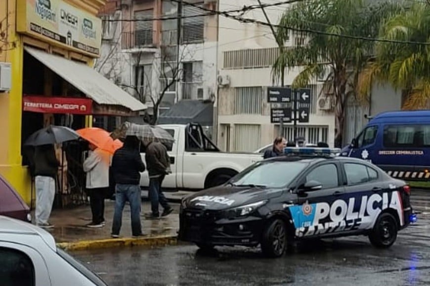 Llovía en Santa Fe cuando ocurrió el accidente de tránsito. Foto: Periodismo ciudadano