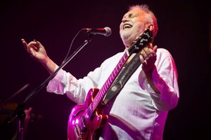 Lebón en el porteño Teatro Ópera, en el arranque de la gira “Conexión”, en mayo de este año.