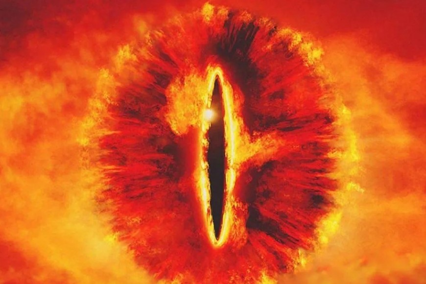 Así representó Peter Jackson el “ojo” para sus películas de las trilogías “El Señor de los Anillos” y “El Hobbit”, basadas en la obra de Tolkien.