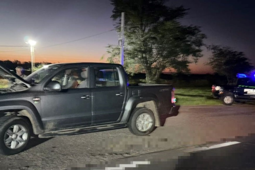 La Volkswagen Amarok quedó en calidad de secuestro en sede policial.