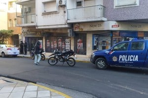 La esquina de 25 de Mayo y Tucumán, escenario del incidente.