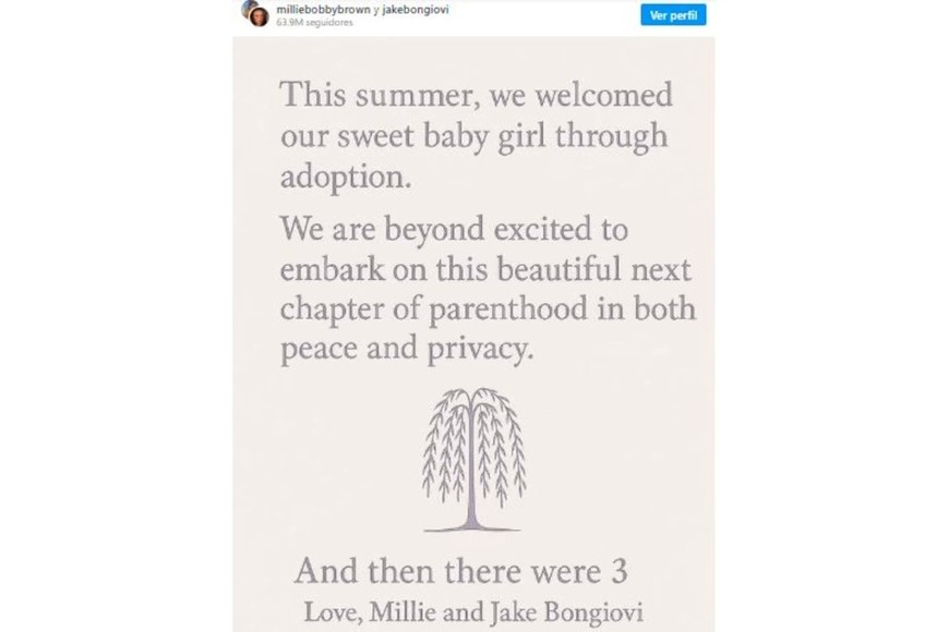 millie bobby brown y jake bongiovani