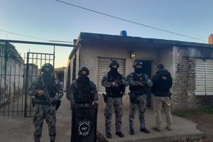 Gran despliegue de efectivo policiales en las cuatro localidades.