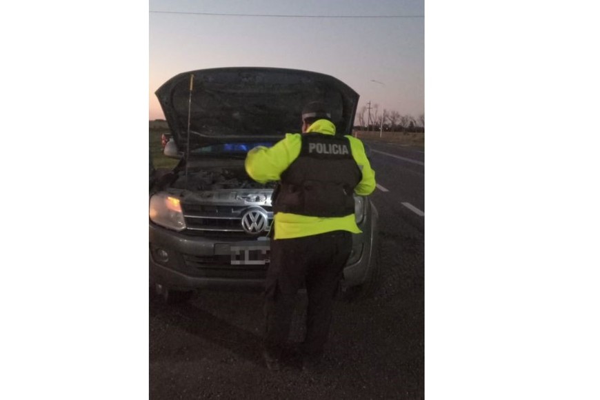 Se constató que el vehículo tenía un pedido de secuestro