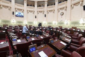 El recinto espera los próximos plenarios para plasmar la nueva Constitución. Foto: Manuel Fabatía.