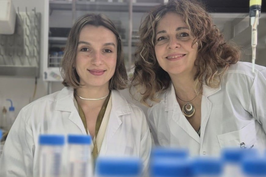 Verónica Okraine (izq.) es la primera autora del trabajo que lideró Vanesa Gottifredi, jefa del Laboratorio de Ciclo Celular y Estabilidad Genómica de la Fundación Instituto Leloir.