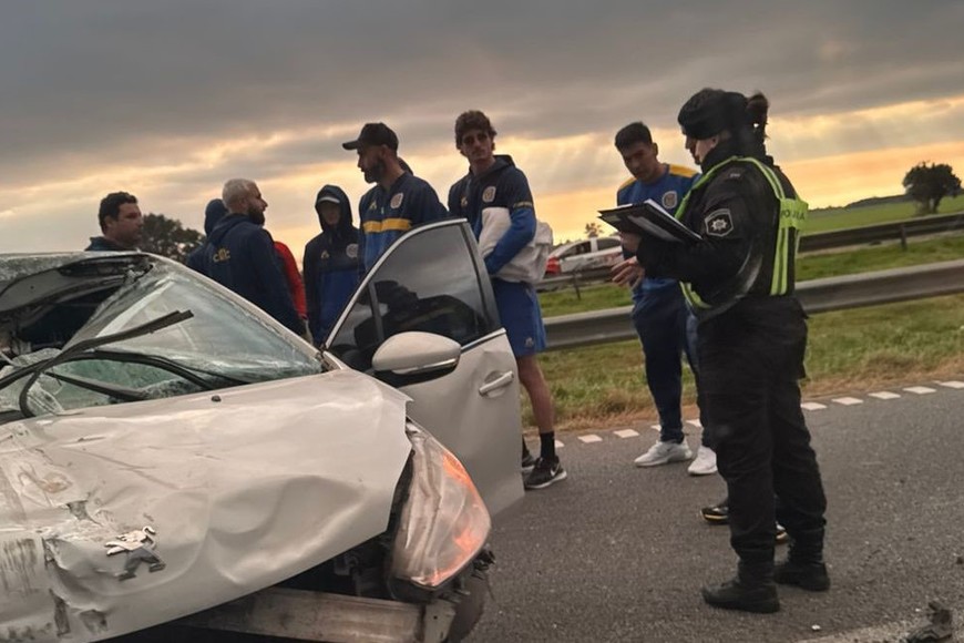 El juvenil quedó internado en observación.