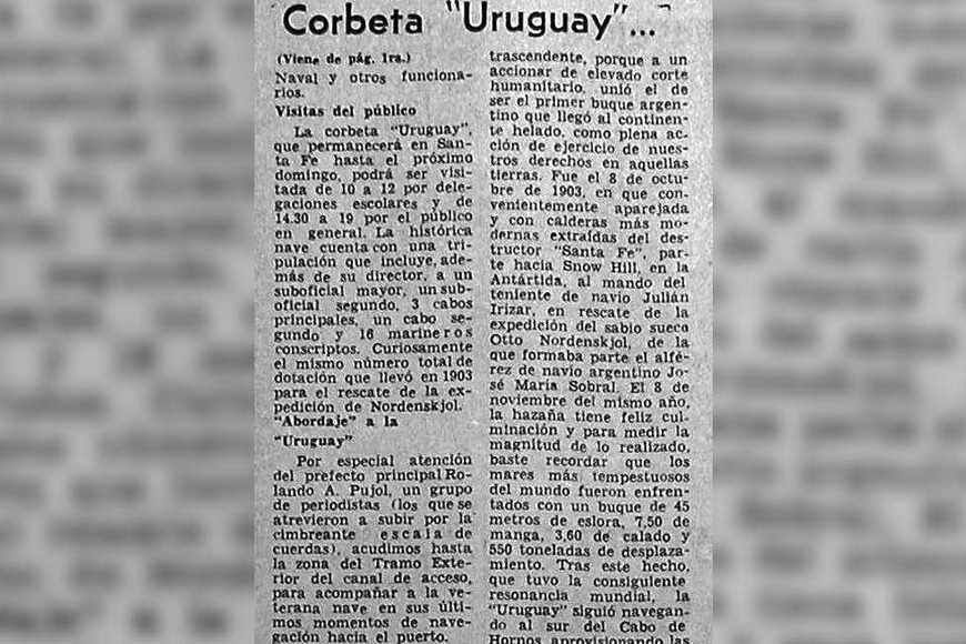 Un periodista de El Litoral acompañó de cerca la llegada.