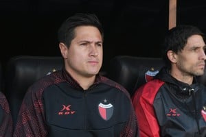 Medrán, flamante DT de Colón. Crédito: Carolina Niklison