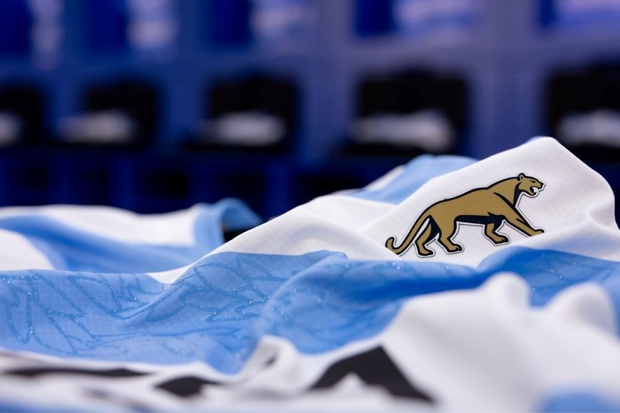 El vestuario de Los Pumas en la previa del encuentro. Crédito: UAR