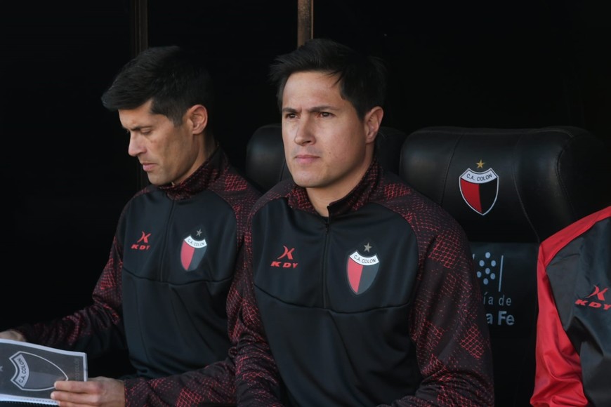 Medrán, flamante DT de Colón. Crédito: Carolina Niklison