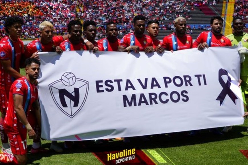 Marcos Olmedo hizo su paso por El Nacional, donde conquistó la Copa Ecuador 2024.