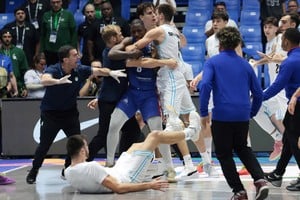 La FIBA castigó a Argentina por los incidentes ante Dominicana en la AmeriCup. Foto: Reuters