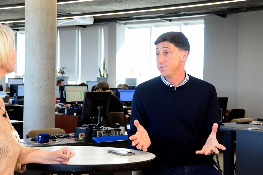 Garibaldi destacó la importancia del consenso para un marco institucional sólido. Crédito: Guillermo Di Salvatore.