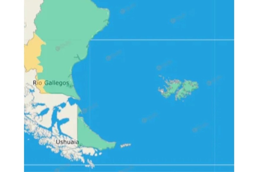 El gráfico de alertas por lluvias del SMN.