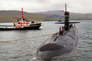 el USS Newport News, un submarino nuclear de Estados Unidos