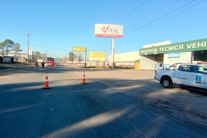 Las tareas de bacheo, fresado y repavimentación buscan mejorar la calzada