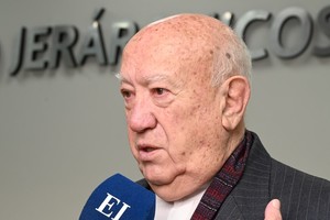 Juan José Sagardía, presidente de la mutual, destacó los proyectos de crear una universidad y un banco propios. Crédito: Flavio Raina.