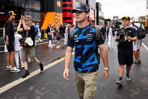 Formula One F1 - Hungarian Grand Prix - Hungaroring, Budapest, Hungary - August 3, 2025
Alpine's Franco Colapinto arrives ahead of the race REUTERS/Jakub Porzycki