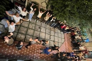 Participantes del ciclo “El trabajo de cuidar” durante una de las jornadas de formación.