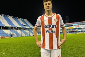 Mateo Aimar, autor del gol rojiblanco. Crédito: El Litoral