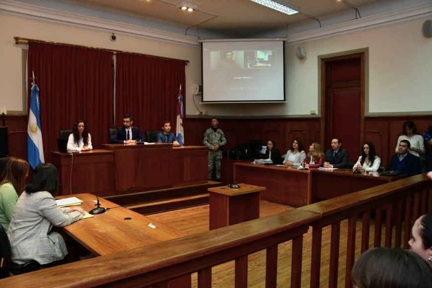 El juicio se realizó en agosto, en los tribunales de la capital provincial.  Foto: Guillermo Di Salvatore