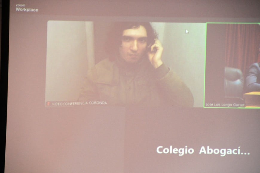 Kunz estuvo presente el primer día del juicio, y luego participó de forma remota. Foto: Guillermo Di Salvatore