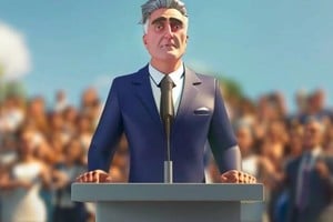 IA Steve, creado por Setven Endacott, primer candidato al parlamento del Reino Unido generado con inteligencia artificial. Gentileza