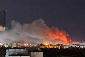 Aataque combinado de drones y misiles rusos