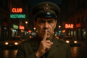 El silencio, una forma de sostener el miedo en la gente. Crédito: Imagen creada con IA