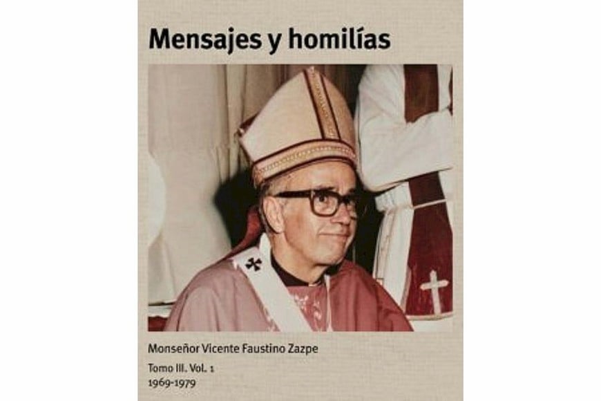 Portada del libro sobre Vicente Zazpe. Gentileza Asociación Monseñor Zazpe.
