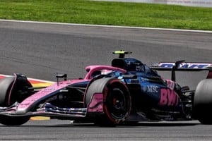 Franco Colapinto en el circuito neerlandés.