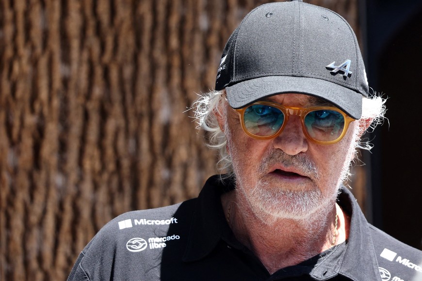 Formula One F1 - Emilia Romagna Grand Prix - Autodromo Enzo e Dino Ferrari, Imola, Italy - May 16, 2025
Alpine executive director and de facto team principal Flavio Briatore arrives ahead of practice REUTERS/Jakub Porzycki