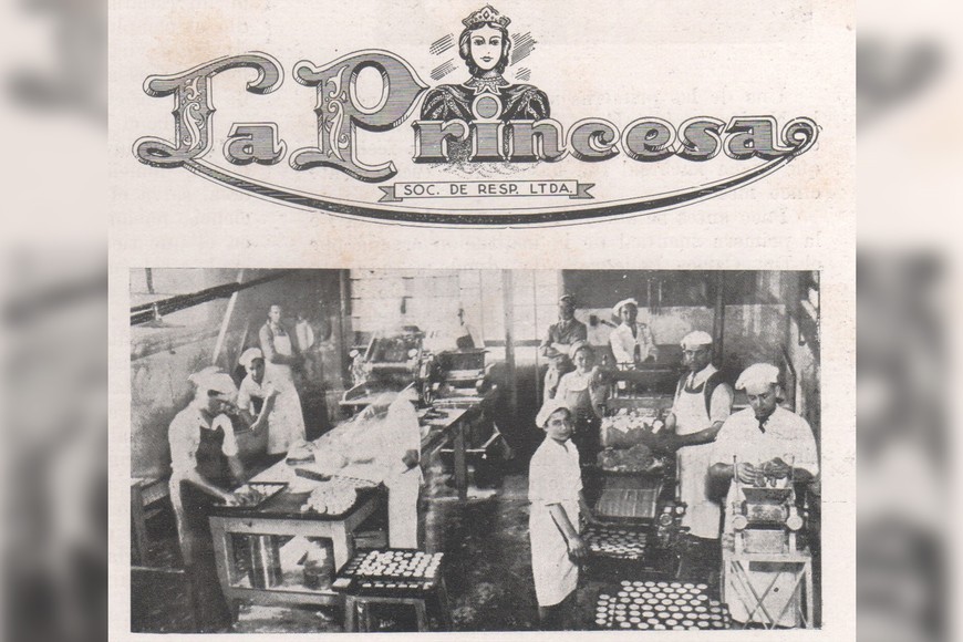 Viejo anuncio de "La Princesa SA".