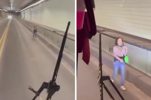 La secuencia fue subida a redes este sábado 30 de agosto.