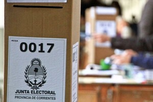 Elecciones en Corrientes. Foto: Gentileza