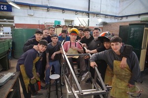 De la escuela Avellaneda al autódromo de Concepción del Uruguay. Foto: Fernando Nicola