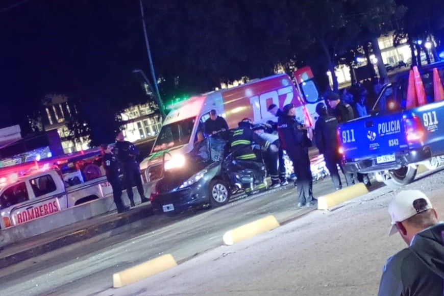 Los heridos fueron trasladados al hospital Iturraspe para su atención.