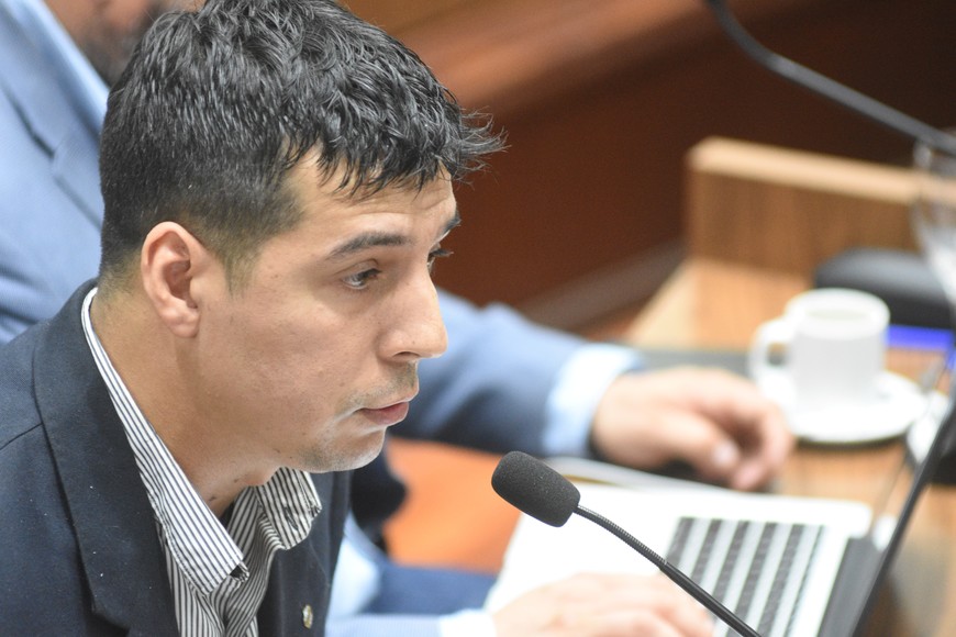 Martínez presentó la propuesta para atención inclusiva en el Concejo. Crédito: Luis Cetraro.