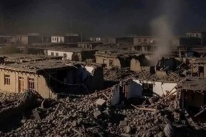 Parte de los destrozos en Afganistán.