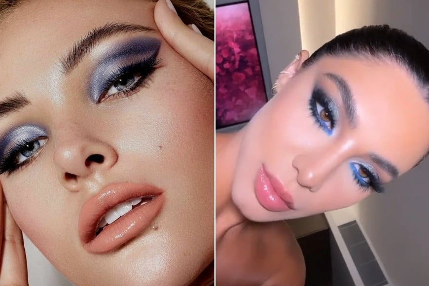 El maquillaje de noche resalta con acabados metálicos y satinados.