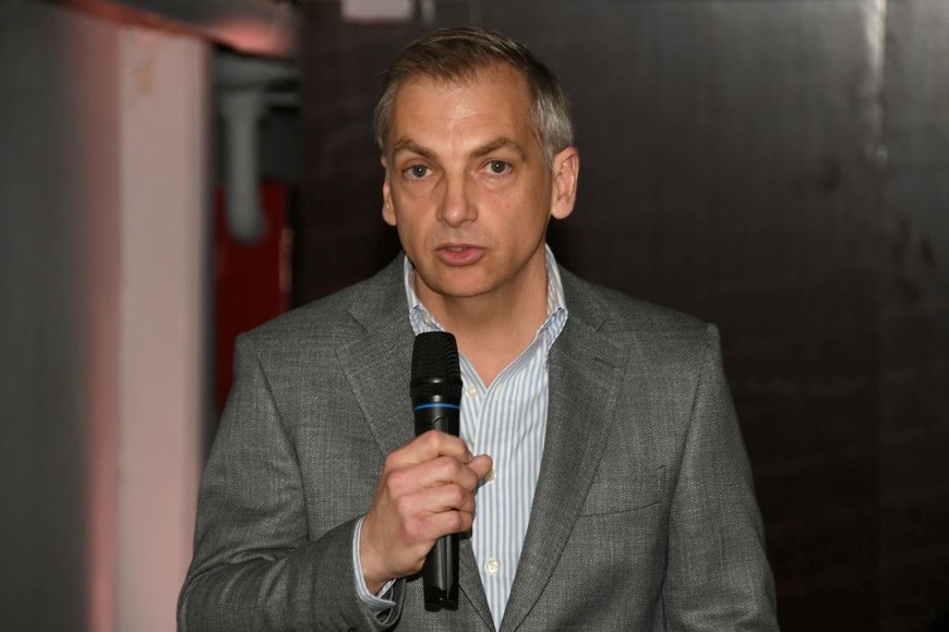 Martín Bottai destacó la inauguración en la fecha prometida, tras cuatro años de obra. Foto: Manuel Fabatia