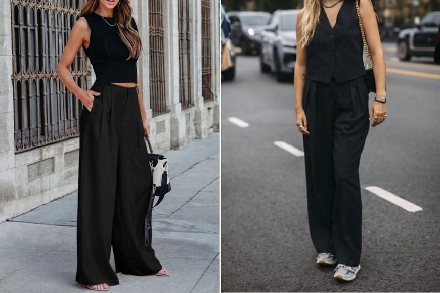 Combinados con zapatillas, los sastreros logran un estilo urbano y relajado.