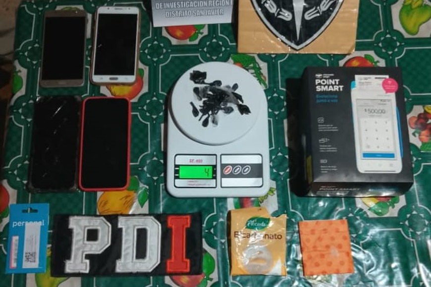 Allanamiento Sn Javier narcomenudeo detenidos Los Reubicados.