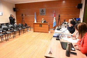 Este lunes se inició el primer juicio por jurados en la ciudad de Santa Fe. Crédito: Flavio Raina