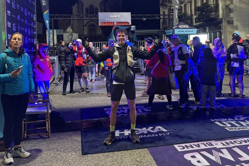 Luqui representó a la Argentina en una de las pruebas más exigentes del trail running.