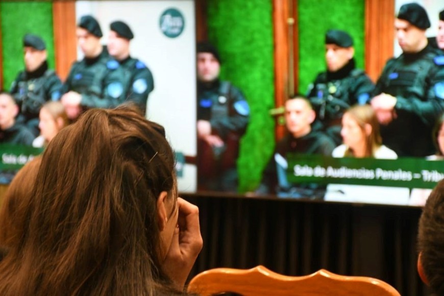 Carrizo recibió condena a prisión perpetua en el primer juicio por jurados en Santa Fe. Foto Manuel Fabatia