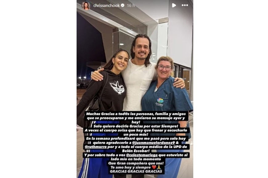 Horas después, Sancho fue dado de alta.