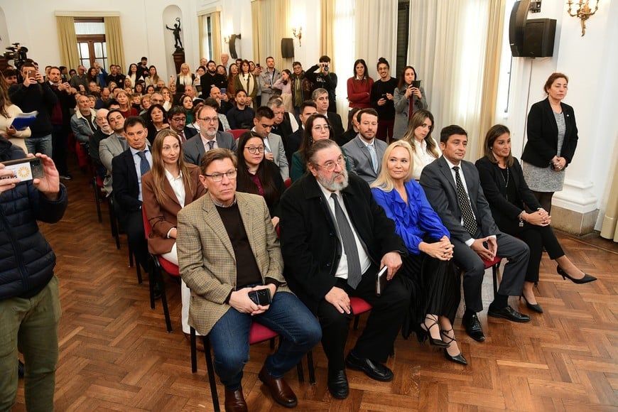 Jura de fiscales en el Salón de Actos de la Corte de Santa Fe